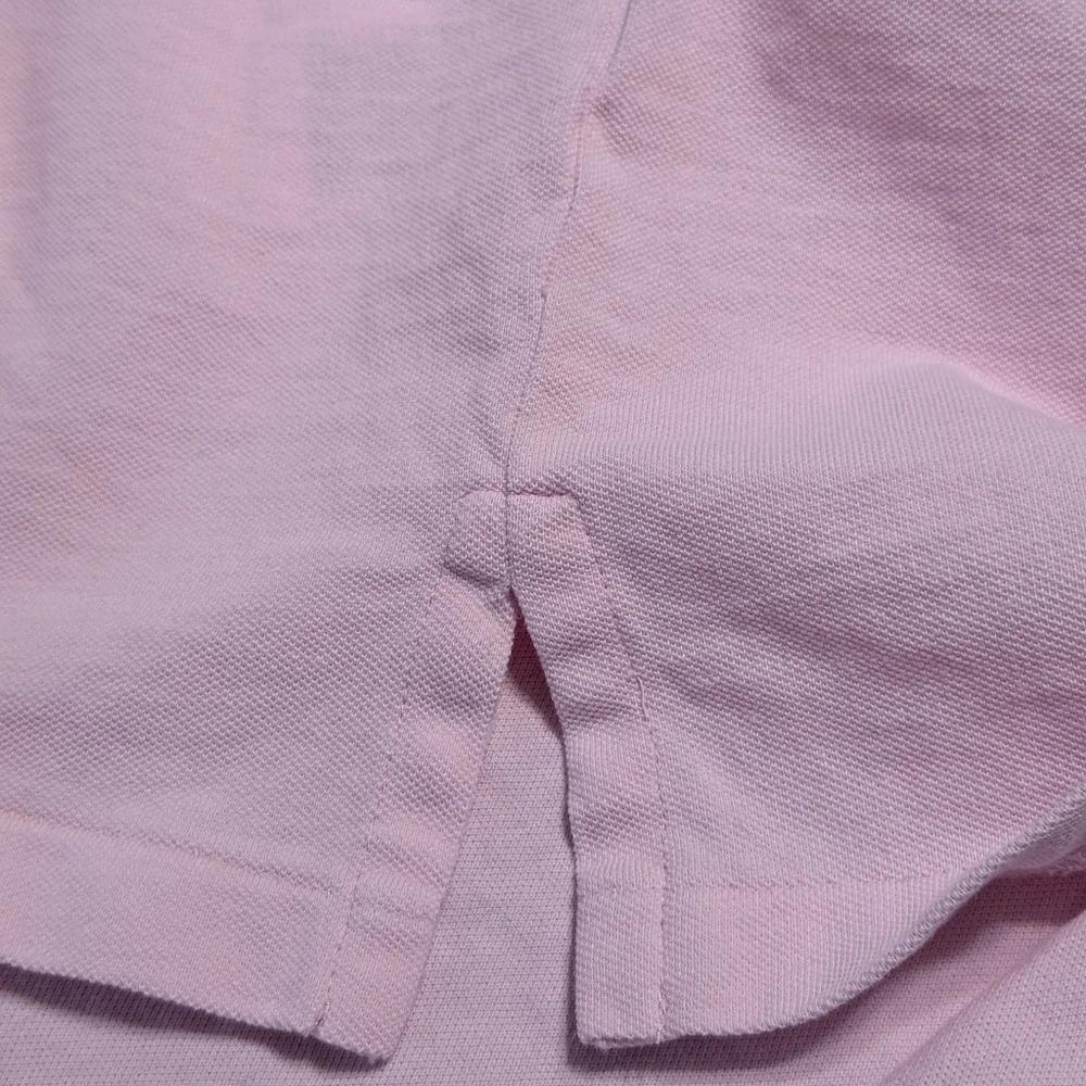 Pink Polo Ralph Lauren short sleeve three button pocket shirt, blue, tall